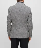 Slim-Fit Houndstooth Sport Jacket