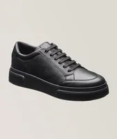 Grained Leather Sneakers