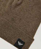 Rib Knit Technical-Blend Beanie