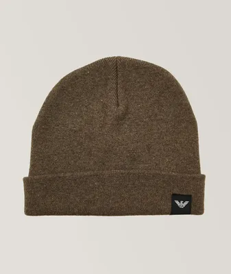 Rib Knit Technical-Blend Beanie