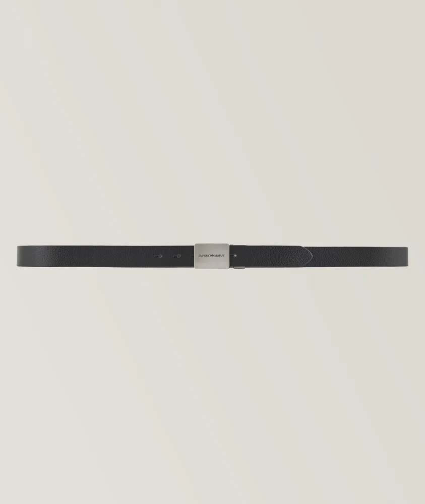 Reversible Leather Buckle Belt