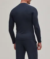 Long-Sleeve Stretch-Modal T-Shirt