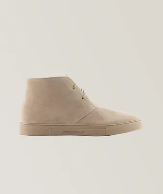Suede Lace-Up Desert Boots
