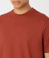 Jacquard Jersey Cotton T-Shirt