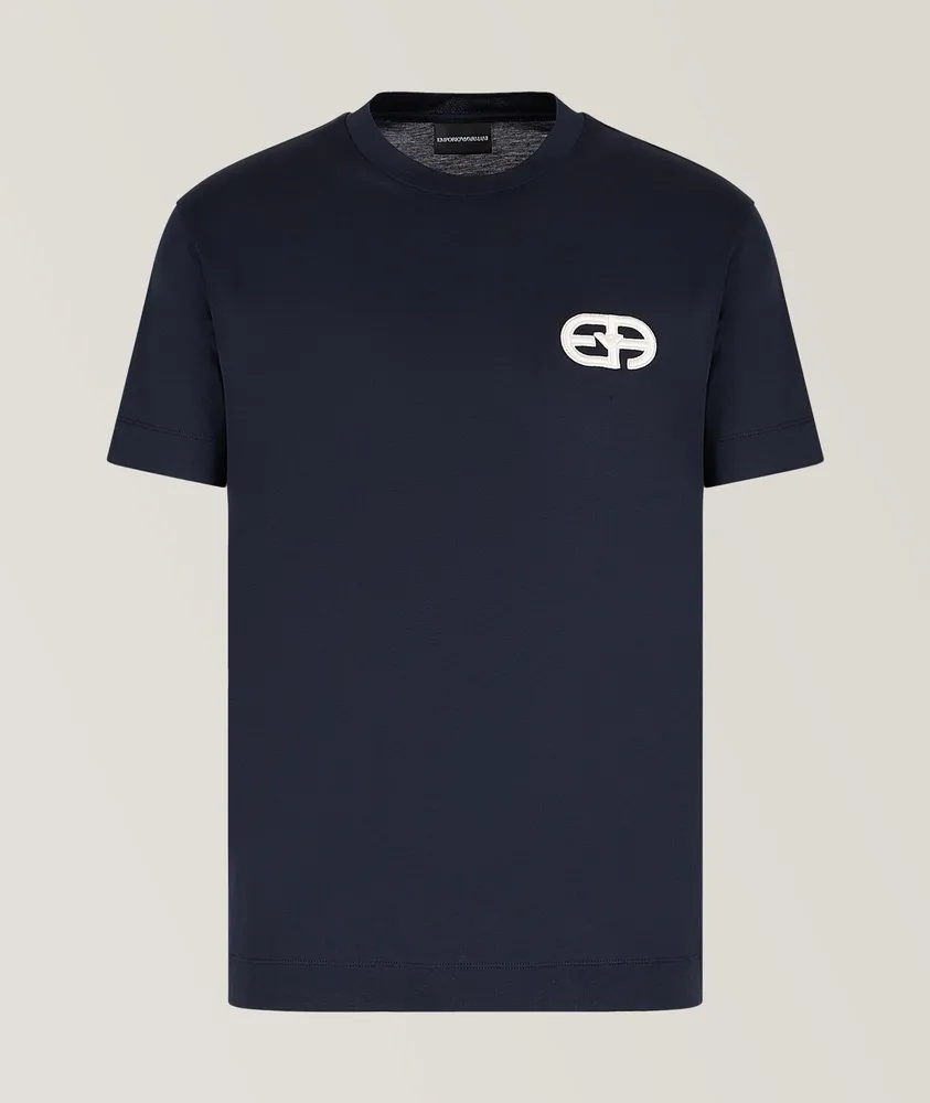 Essentials Embroidered Logo Tencel-Jersey T-Shirt