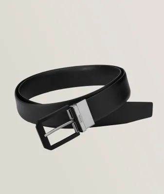 Tonal Reversible Leather Belt