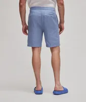 Linen-Cotton Chino Shorts