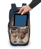 Three-Section Design Medium Backpack