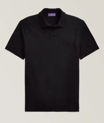 Washed Cotton, Silk & Linen Polo