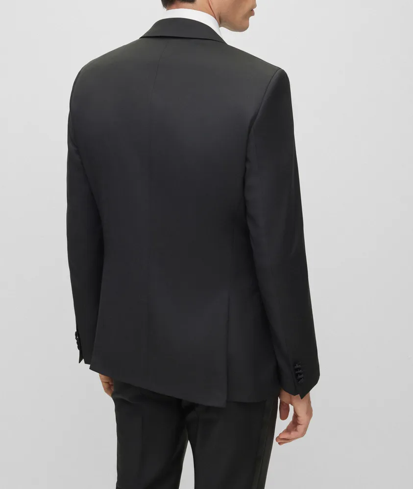 Super 120s Virgin Wool Serge Tuxedo Jacket