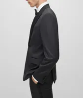 Super 120s Virgin Wool Serge Tuxedo Jacket