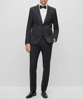 Super 120s Virgin Wool Serge Tuxedo Jacket