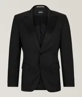 Super 120s Virgin Wool Serge Tuxedo Jacket