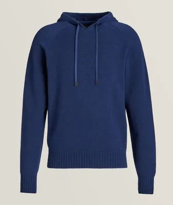 Seamless Cashmere Hooded Sweater