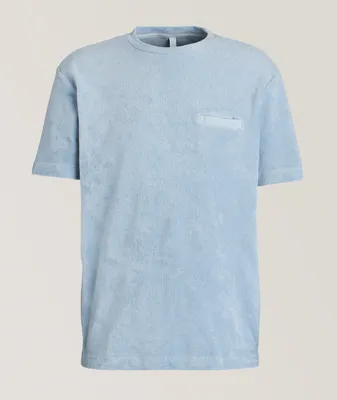 Garment-Dyed Terry Cotton T-Shirt