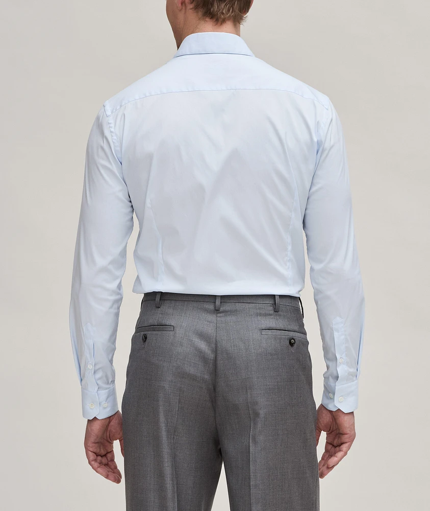 Stretch-Cotton Blend Dress Shirt