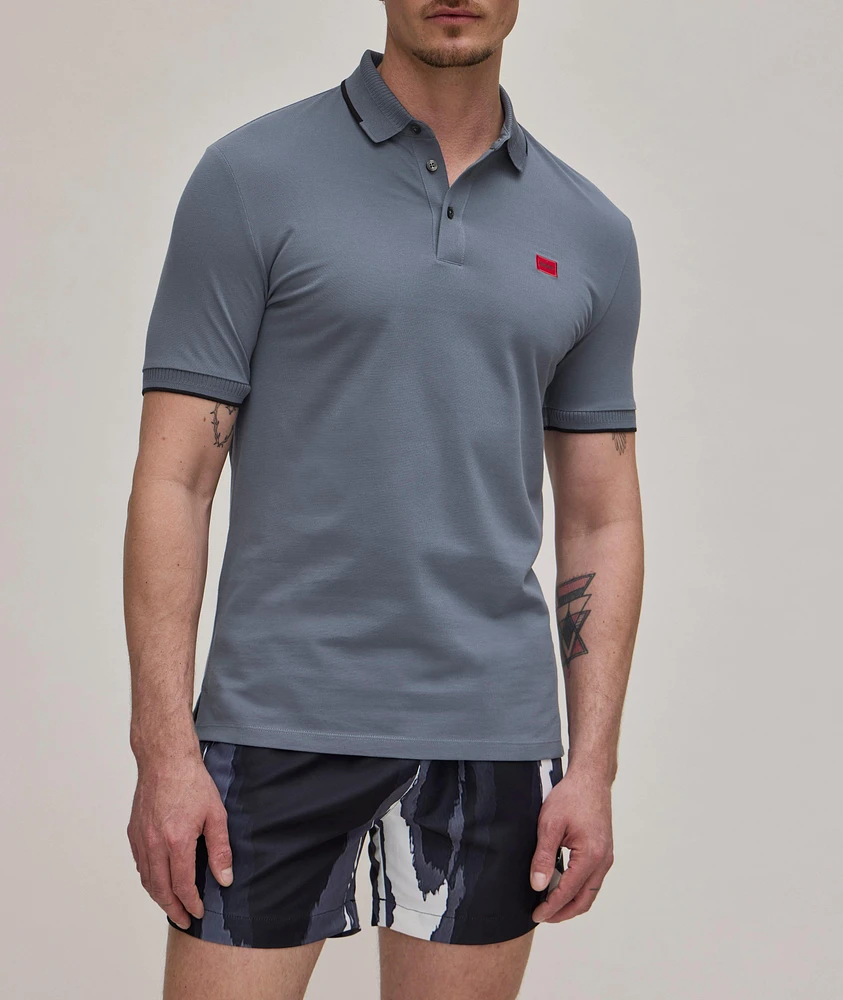 Sustainable Contrast Tipping Cotton Piqué Polo