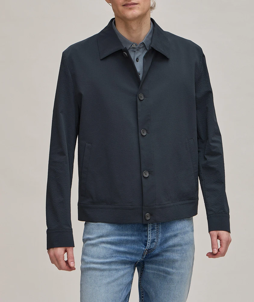 Seersucker Overshirt