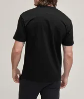 Stacked Logo Interlock Cotton T-Shirt
