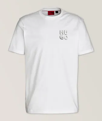 Reflective Logo Cotton-Jersey T-Shirt