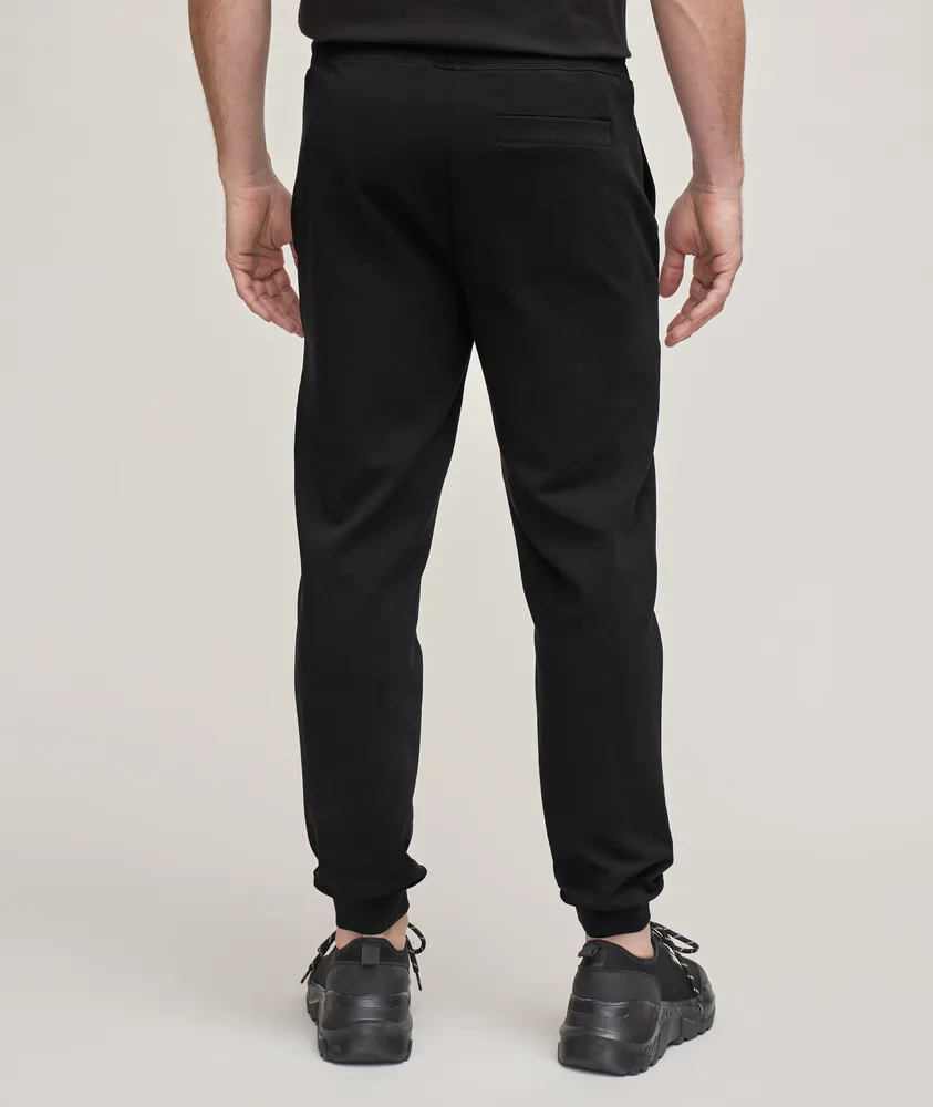 Stacked Logo Stretch-Cotton Sweatpants