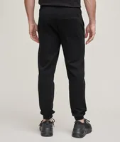 Stacked Logo Stretch-Cotton Sweatpants