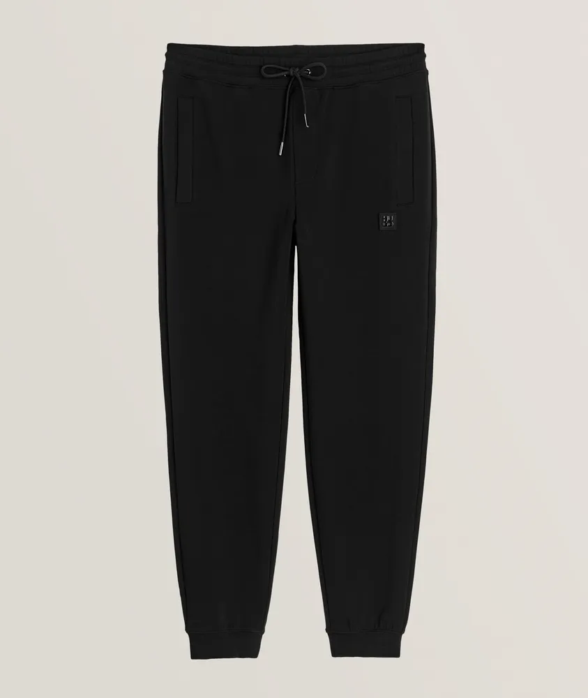 Stacked Logo Stretch-Cotton Sweatpants