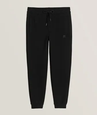 Stacked Logo Stretch-Cotton Sweatpants