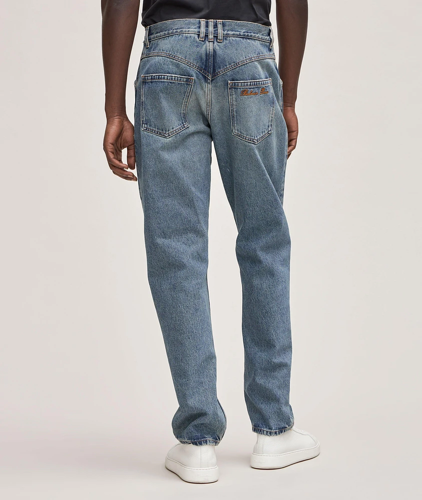 Vintage Wash Denim Jeans