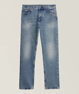 Vintage Wash Denim Jeans