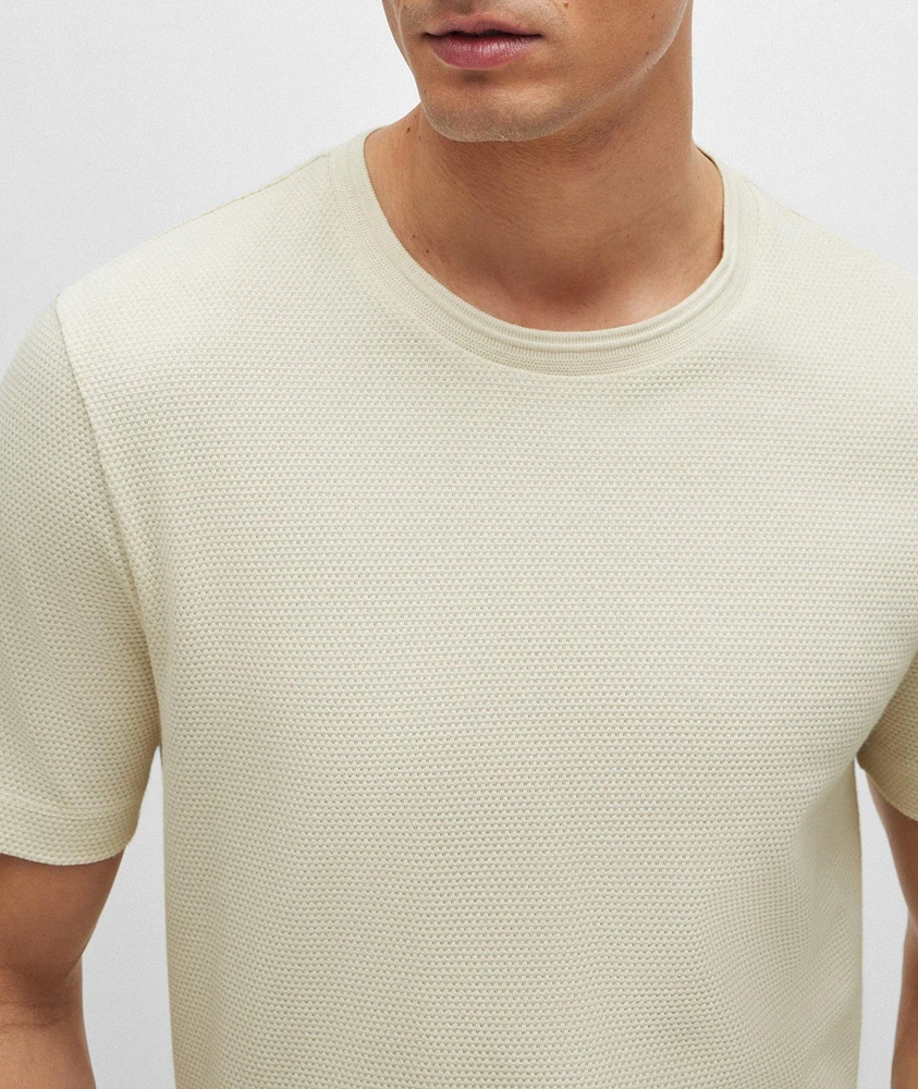 Tiburt Jacquard Cotton-Blend T-Shirt