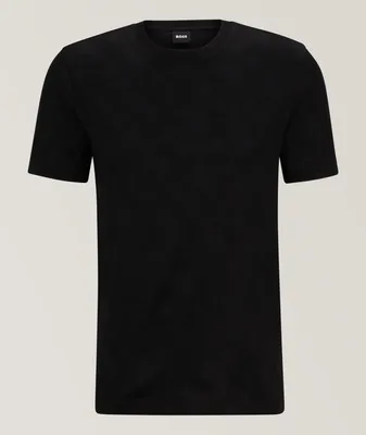 Monogram Jacquard Mercerized Cotton T-Shirt