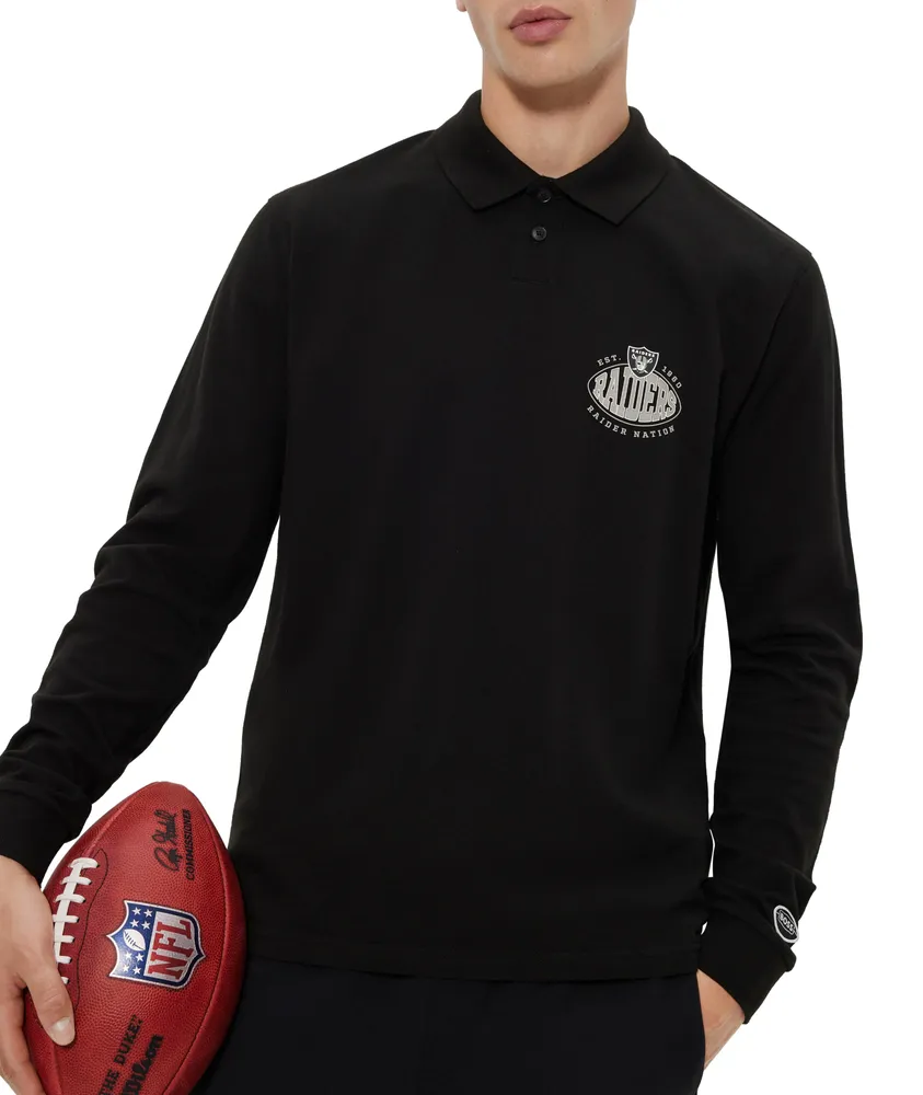 BOSS by HUGO BOSS Las Vegas Raiders Polo Shirt in Black for Men