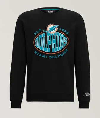 Boss Men's NFL Dolphins Pullover Hoodie - Black - Size Medium