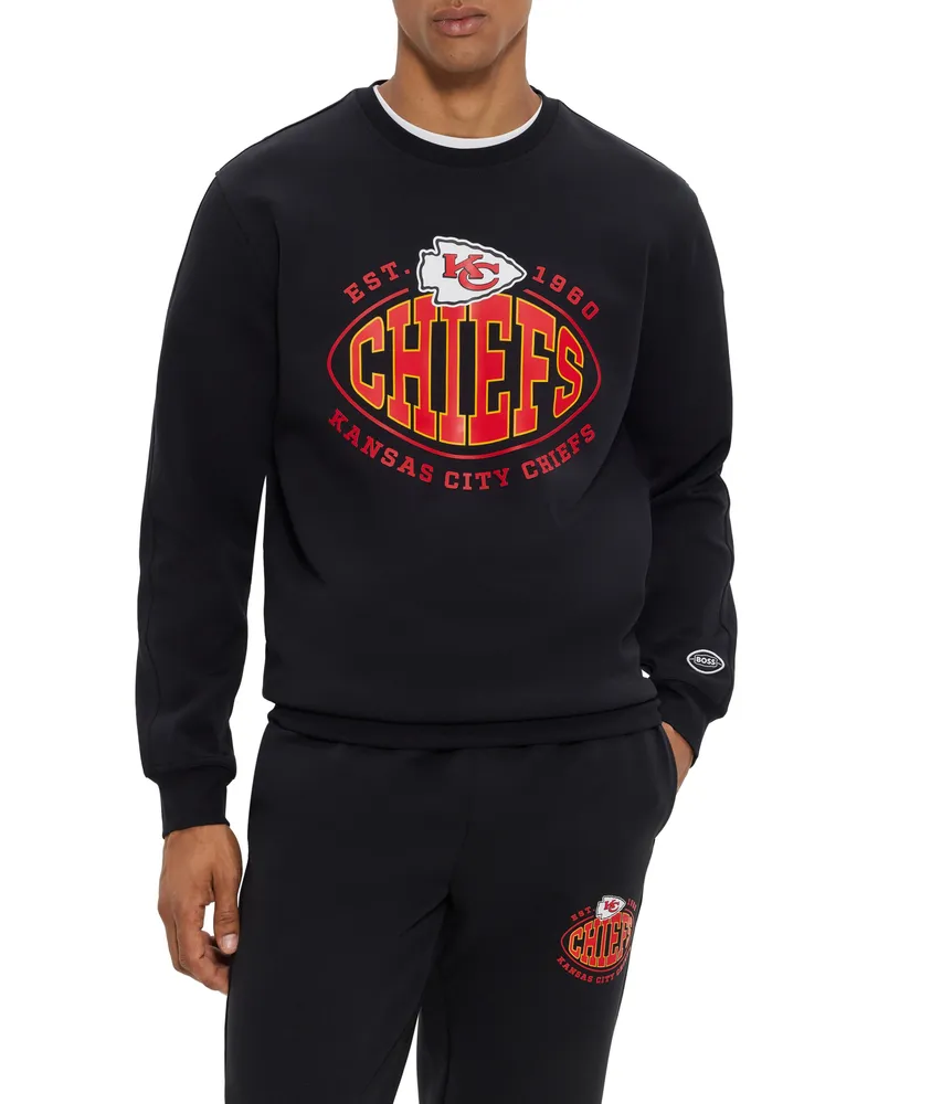 Boss Men's Kansas City Chiefs NFL Hoodie - Black - Size Medium