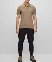 Contrast Tipped Mercerized Cotton Polo