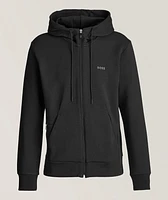 Responsible Collection Stretch-Cotton Hooded Sweater