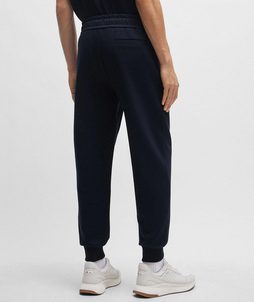 Black Performance Larsen Cotton-Blend Trackpants