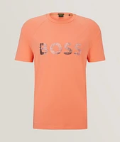 Bedazzled Logo Cotton T-Shirt