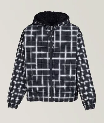 Checkered Hooded Jacket