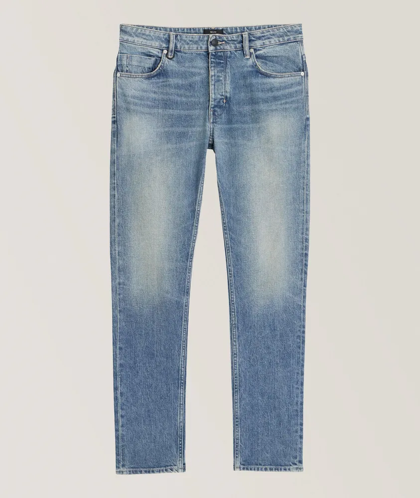 Lou Slim Alloy Cotton-Blend Jeans