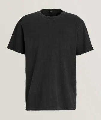 Cotton-Linen Band T-Shirt