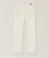 Asagao Cropped Straight Jeans