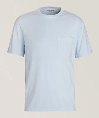 Heathered Lyocell-Cotton T-Shirt