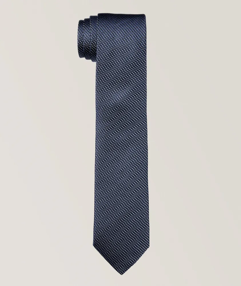Woven Pattern Silk Tie