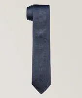 Woven Pattern Silk Tie