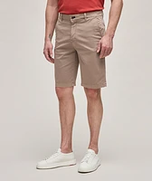 Sustainable Stretch-Cotton Shorts