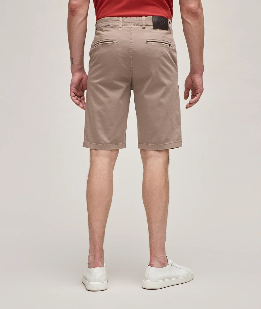 Sustainable Stretch-Cotton Shorts