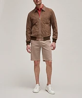 Sustainable Stretch-Cotton Shorts