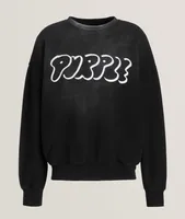 Outline Cotton Crewneck Sweater